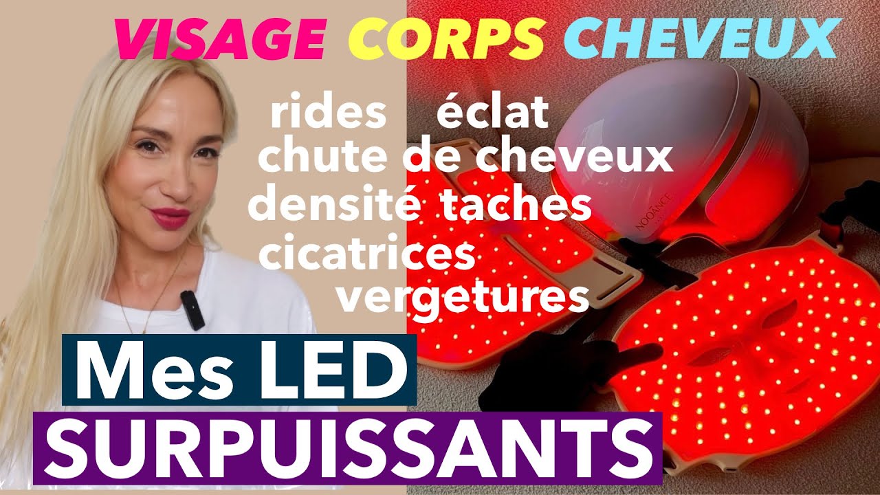 LED SURPUISSANTS VISAGE, CORPS, CHEVEUX : Ma routine quotidienne !