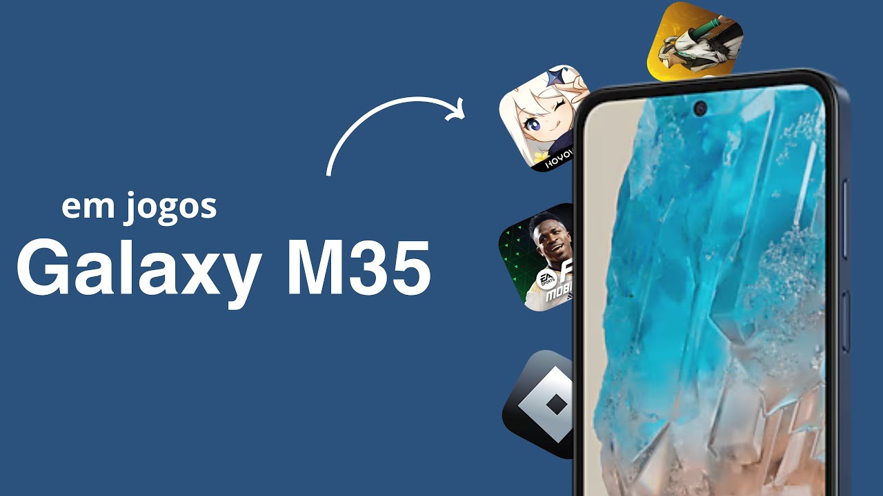 Galaxy M35 é Bom Para Jogos? Teste (Roblox, Free Fire, EA FC, Genshin Impact e Mais)