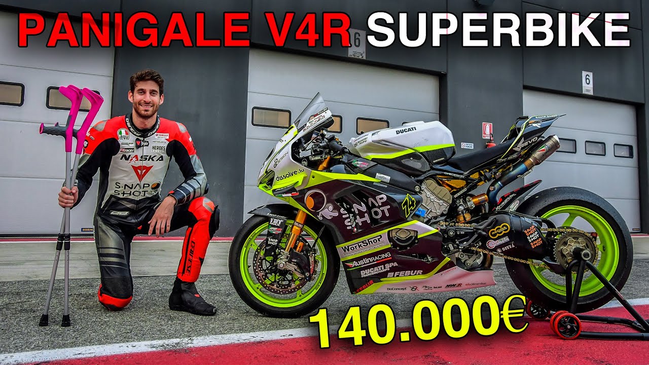 BACK ON TRACK! - I've ridden a 140.000€ Panigale V4R SUPERBIKE
