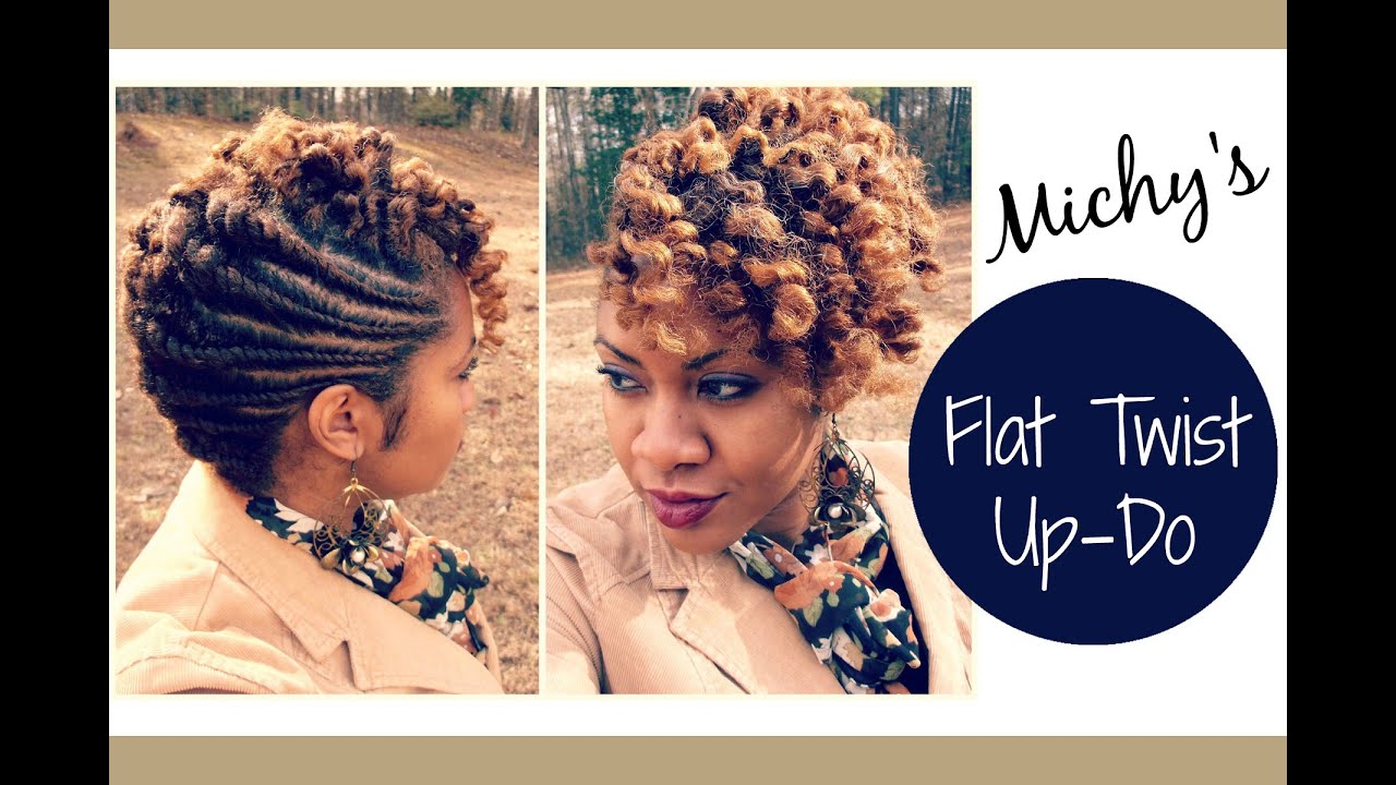 Flat Twist Updo | REQUESTED | Naturally Michy