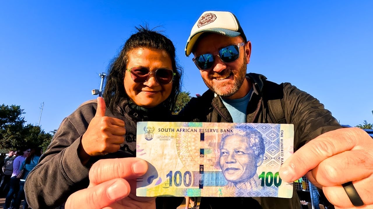 EXPLORING Pretoria FARMERS MARKET in South Africa - R100 FOOD CHALLENGE 🇿🇦