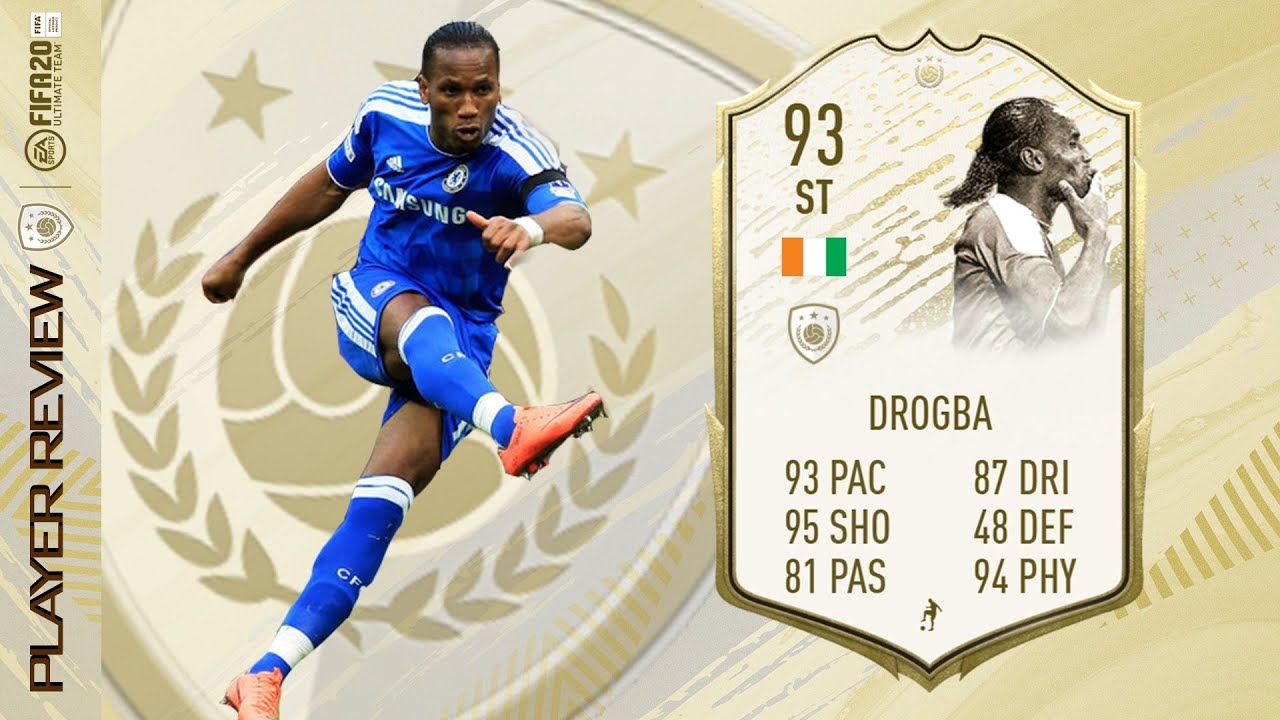 BEST ICON STRIKER IN FIFA? 93 PRIME ICON MOMENTS DIDIER DROGBA PLAYER REVIEW! FIFA 20 ULTIMATE TEAM