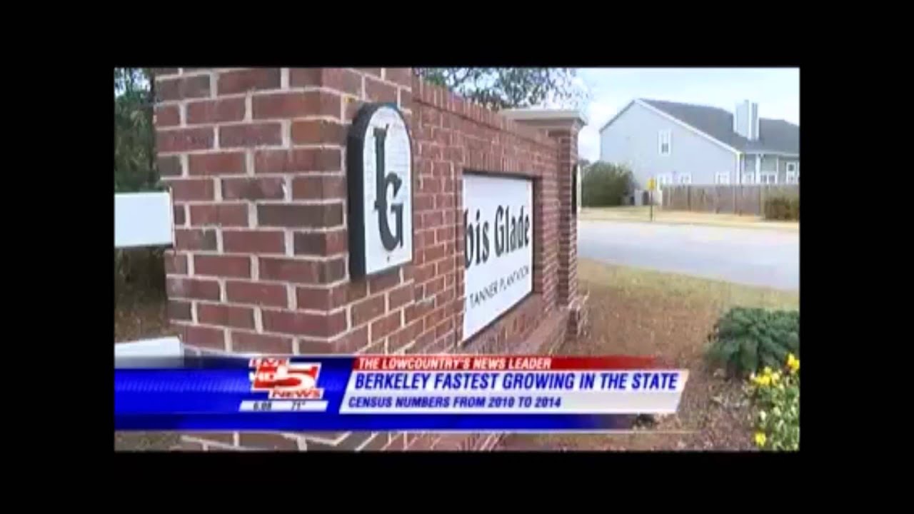 Berkeley County is Fastest Growing County in South Carolina