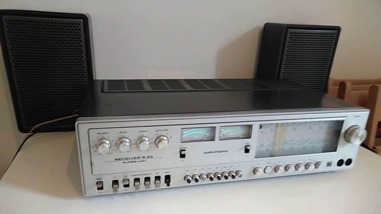 Grundig R25 receiver hifi vintage tedesco amplificatore tuner radio test