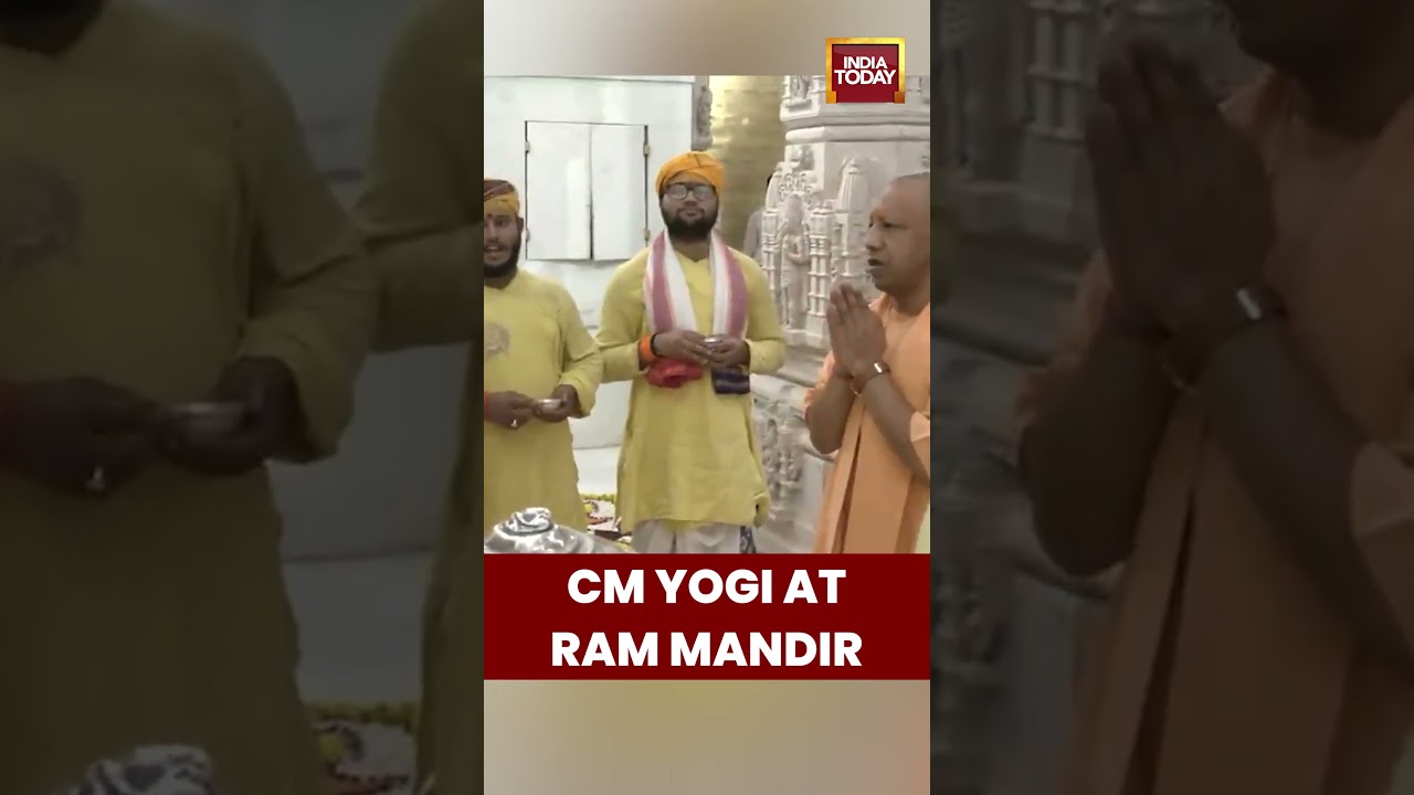 #yogiadityanath Offers Prayers at #shriramjanmabhoomi Temple, #ayodhya | India Today