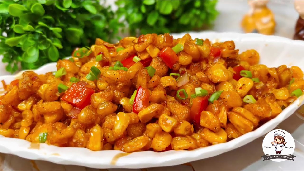 Garlic Schezwan Crispy Corn | बाजार जैसा Crispy Corn घर पर | Super Crunchy Starter Recipe