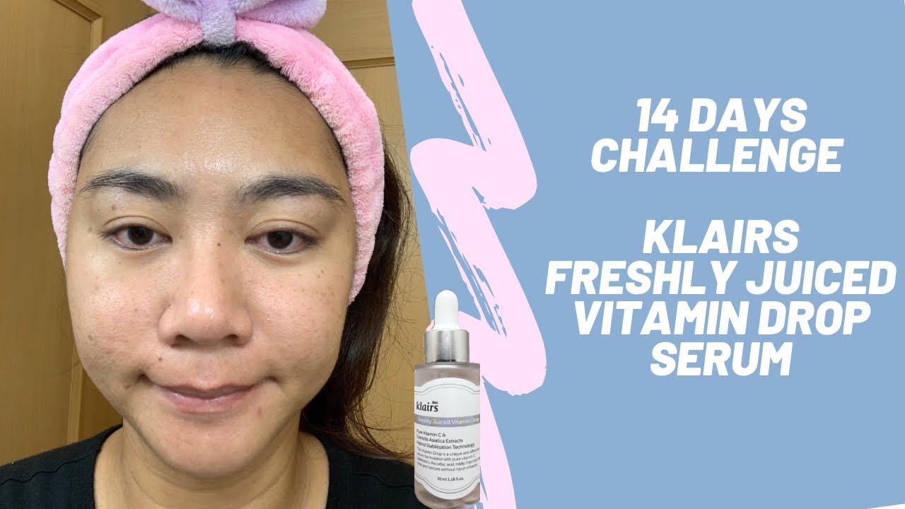 14 DAYS CHALLENGE Klairs Freshly Juiced Vitamin Drop