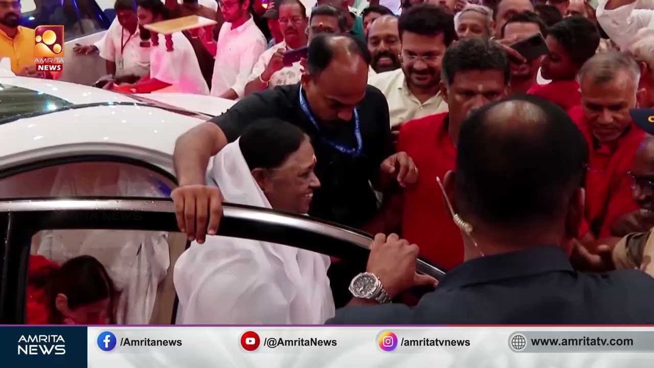 അയോധ്യയിലെ ശ്രീരാമ ക്ഷേത്രത്തിലേക്ക് സദ്ഗുരു ശ്രീ മാതാ അമൃതാനന്ദമയീ ദേവി നാളെ യാത്ര തിരിക്കും