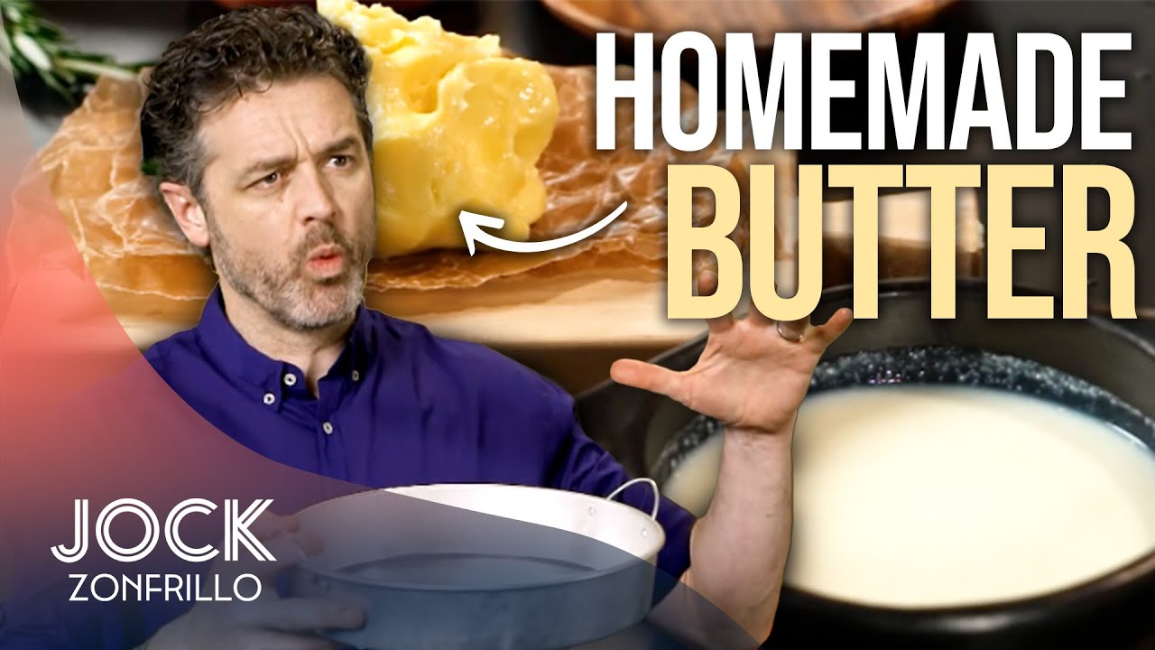 Learn To Make Homemade Butter In Just 3 EASY STEPS! | Simple Recipes | Jock Zonfrillo