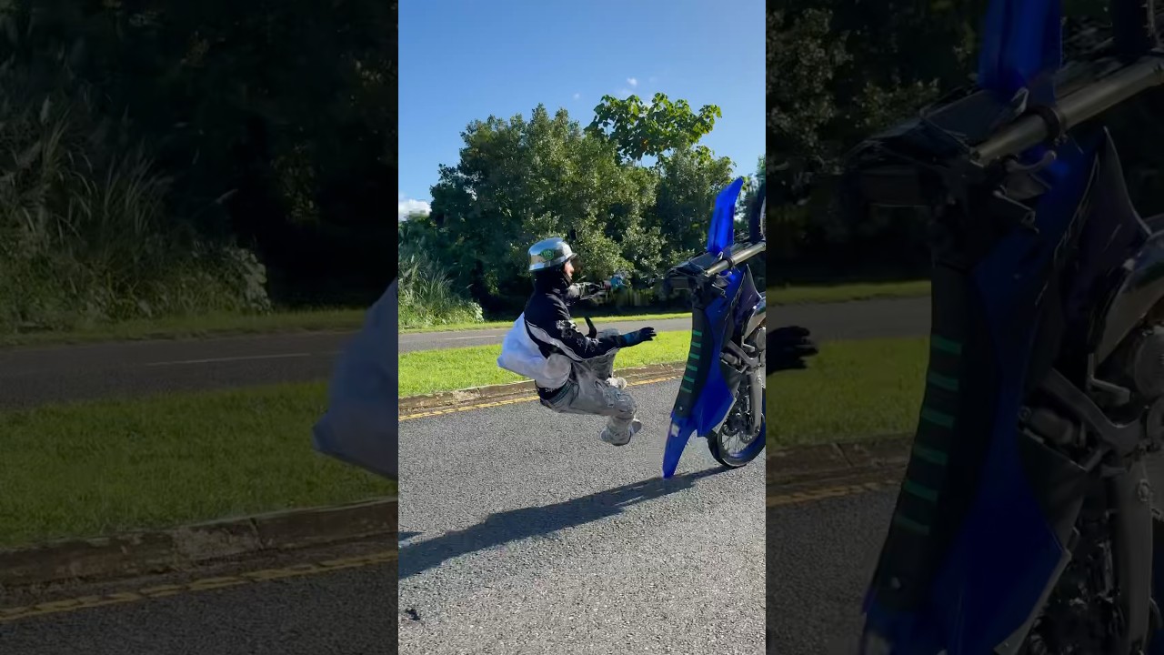 🔞😱Crazy yz125 fall 😱🔞 #fails #explore #yz125 #yzfamily #wheelie #2strokeengine #crazy