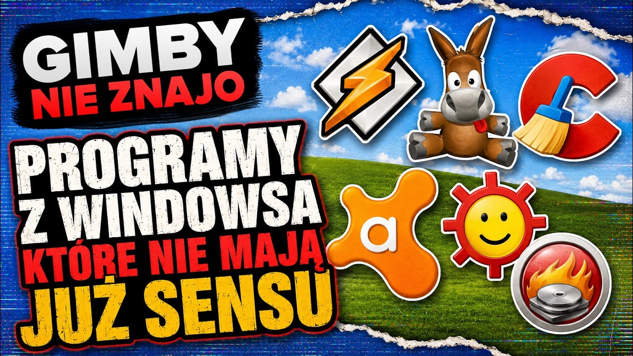 Pamiętacie te PROGRAMY z Windowsa? 😍 Kiedyś miał je KAŻDY, dziś NIE MAJĄ SENSU! 😩