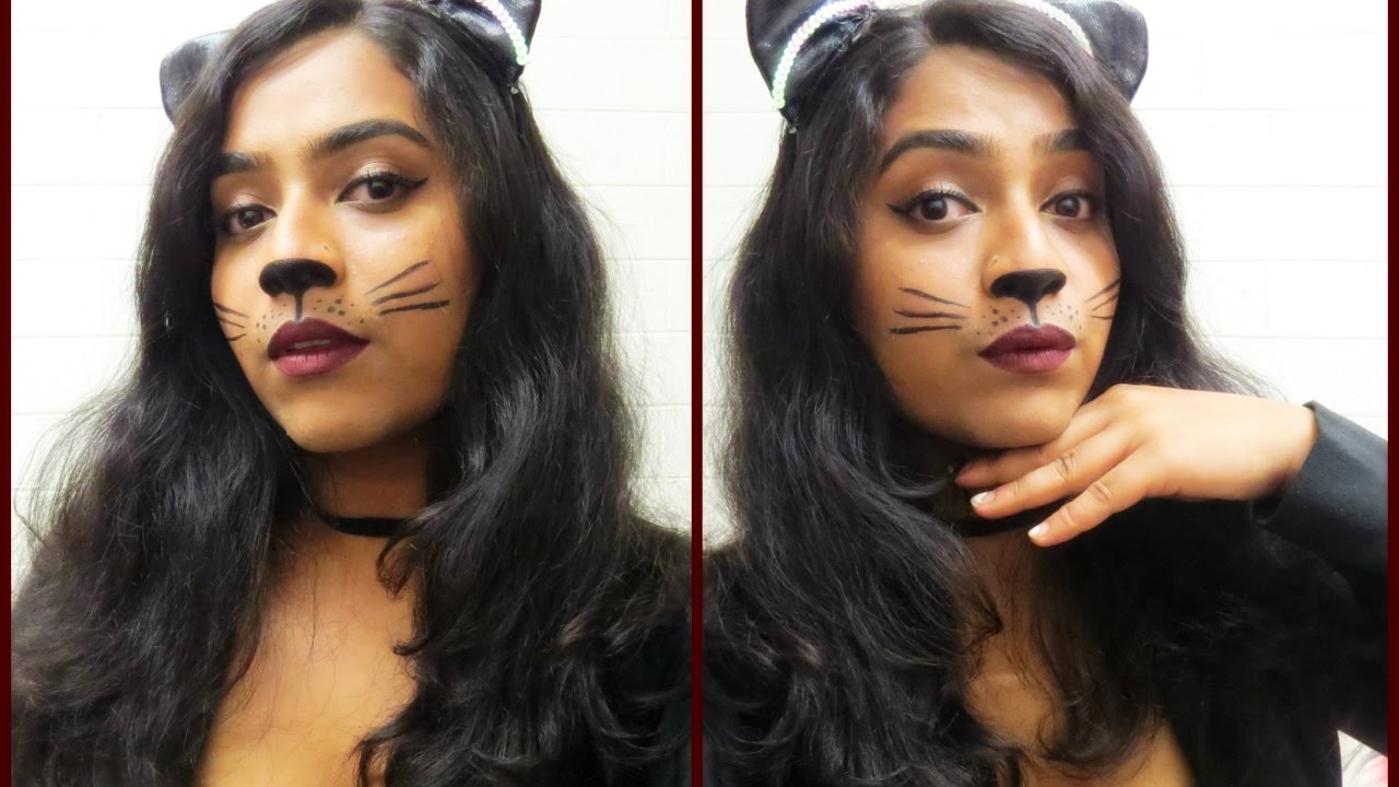 Kitty Cat Theme Party Makeup | Easy & Last minute!