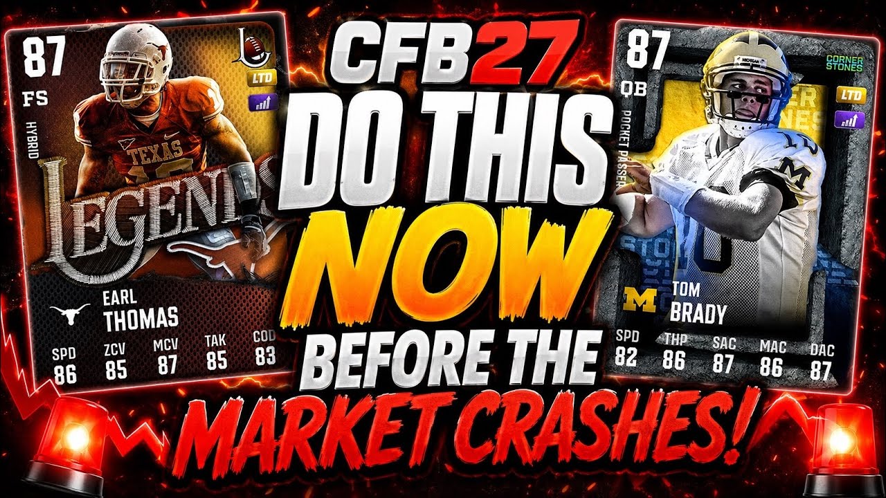 DO THIS NOW BEFORE THE MARKET CRASHES! OVR INCREASE TODAY IN CFB 27 ULTIMATE TEAM!