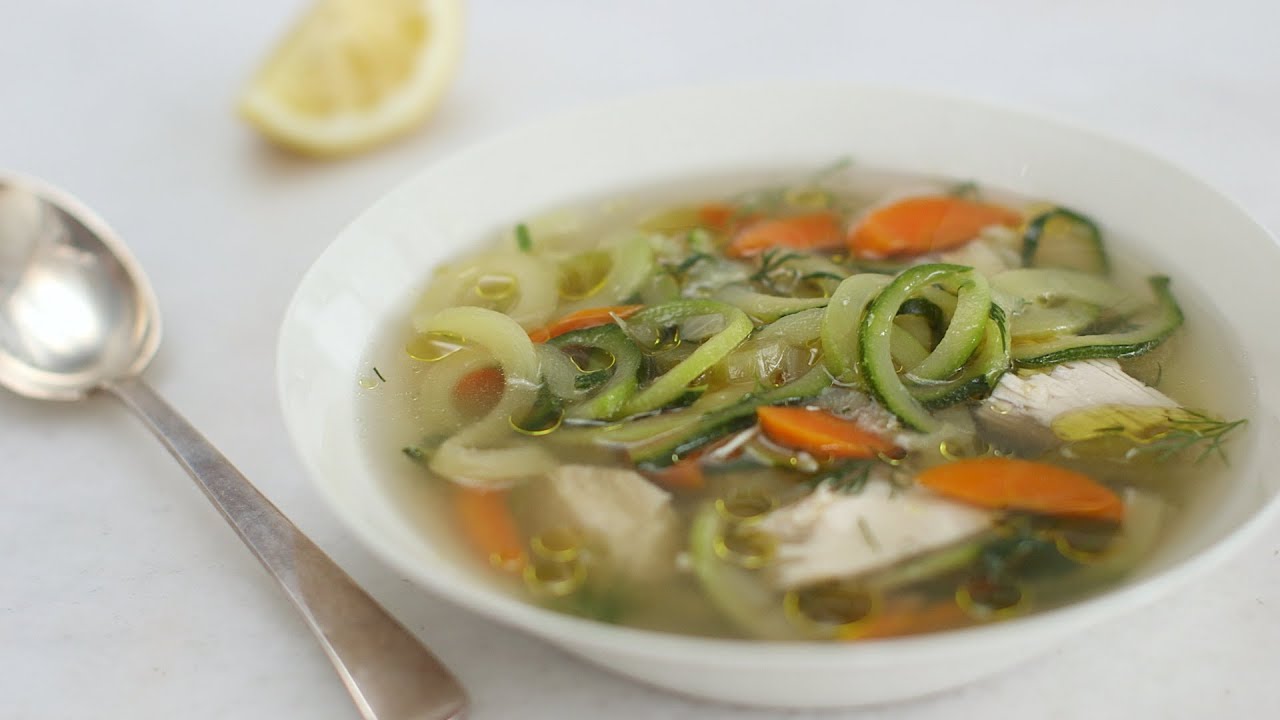 Chicken Zoodle Soup- Healthy Appetite with Shira Bocar