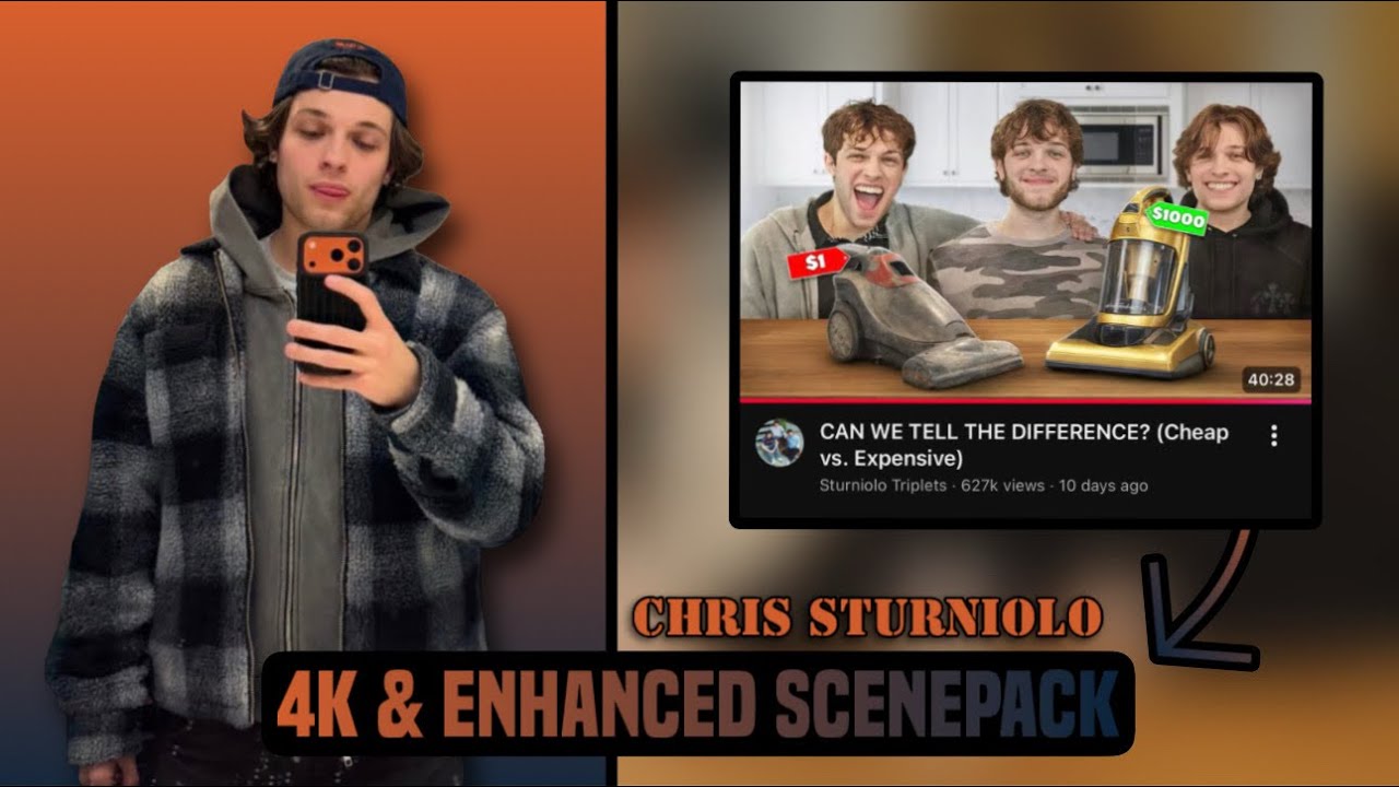 ˗ˏˋ CHRIS STURNIOLO ˎˊ˗ scene pack !! 🎬🧡 [HQ + ENHANCED]