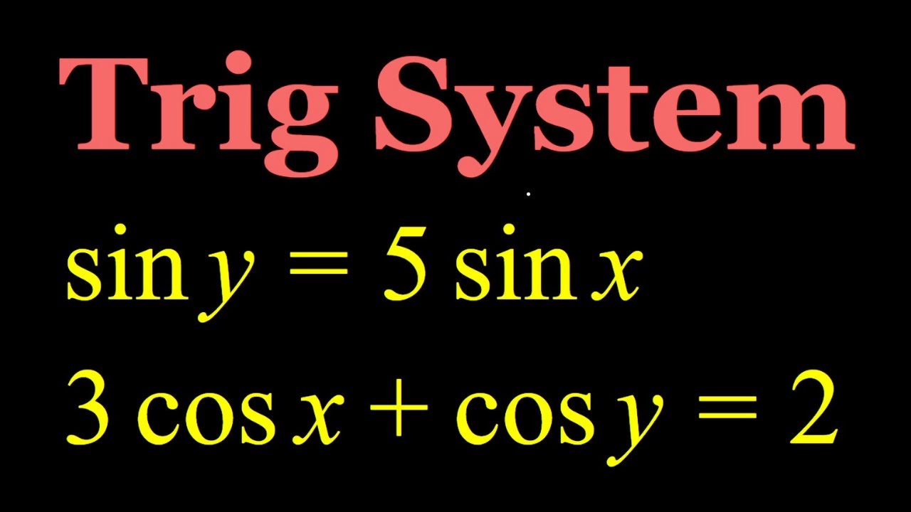 A Quick and Easy Trigonometric System