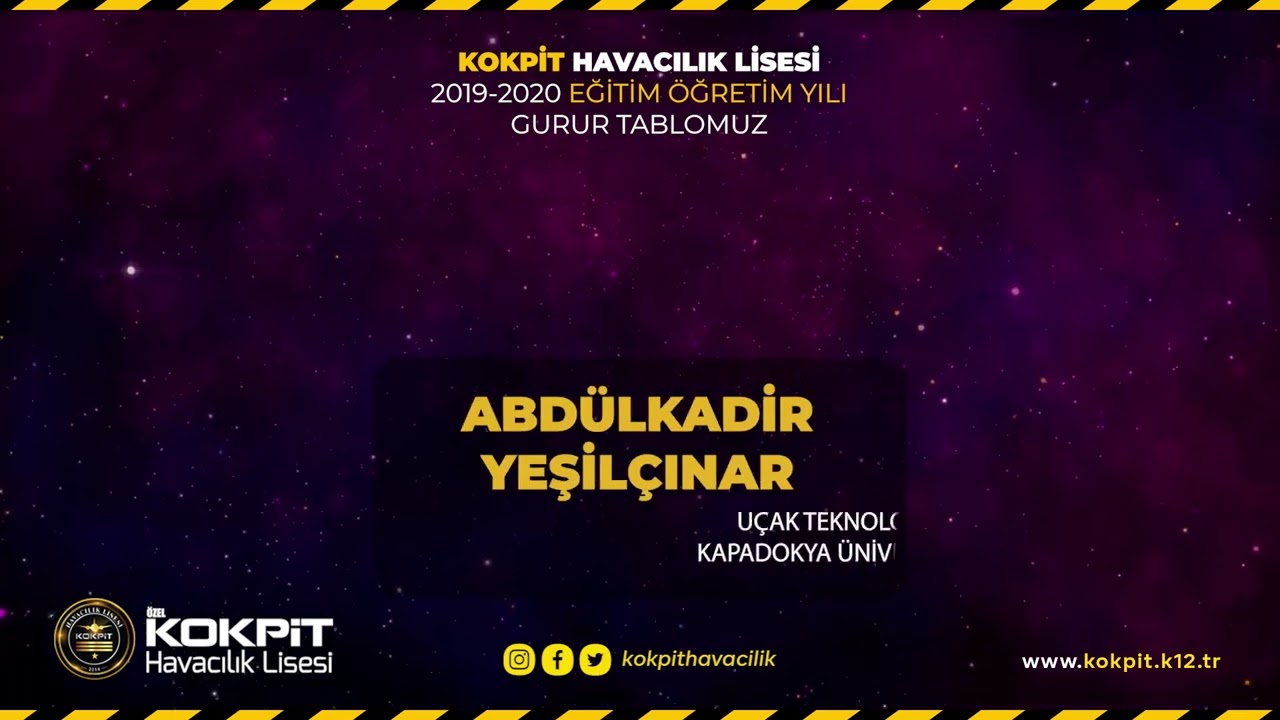 Kokpit Havacılık Lisesi 2017 ve 2023 yılı Mezunları  / Gurur Tablomuz