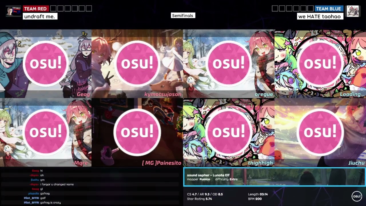5 Digit Touhou Cup 3 Semifinals: undraft me vs we HATE taohao