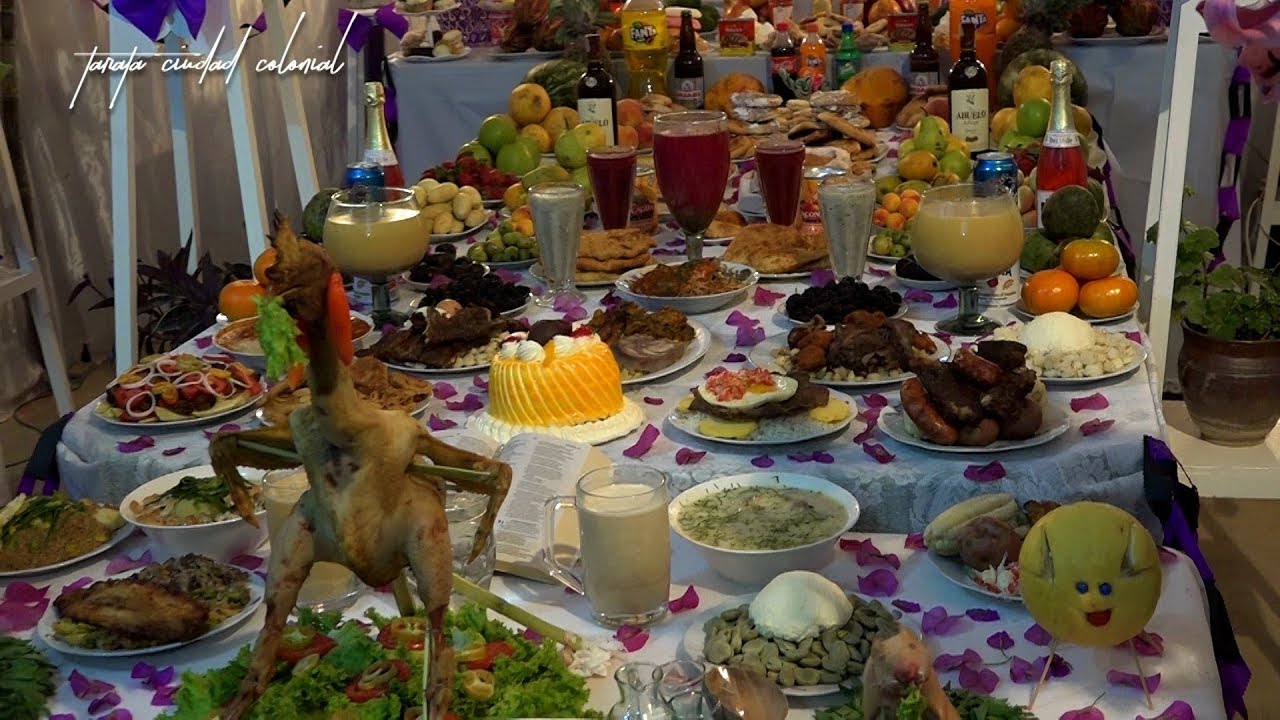 Mesas de Todos Santos 2018 en Tarata Cochabamba