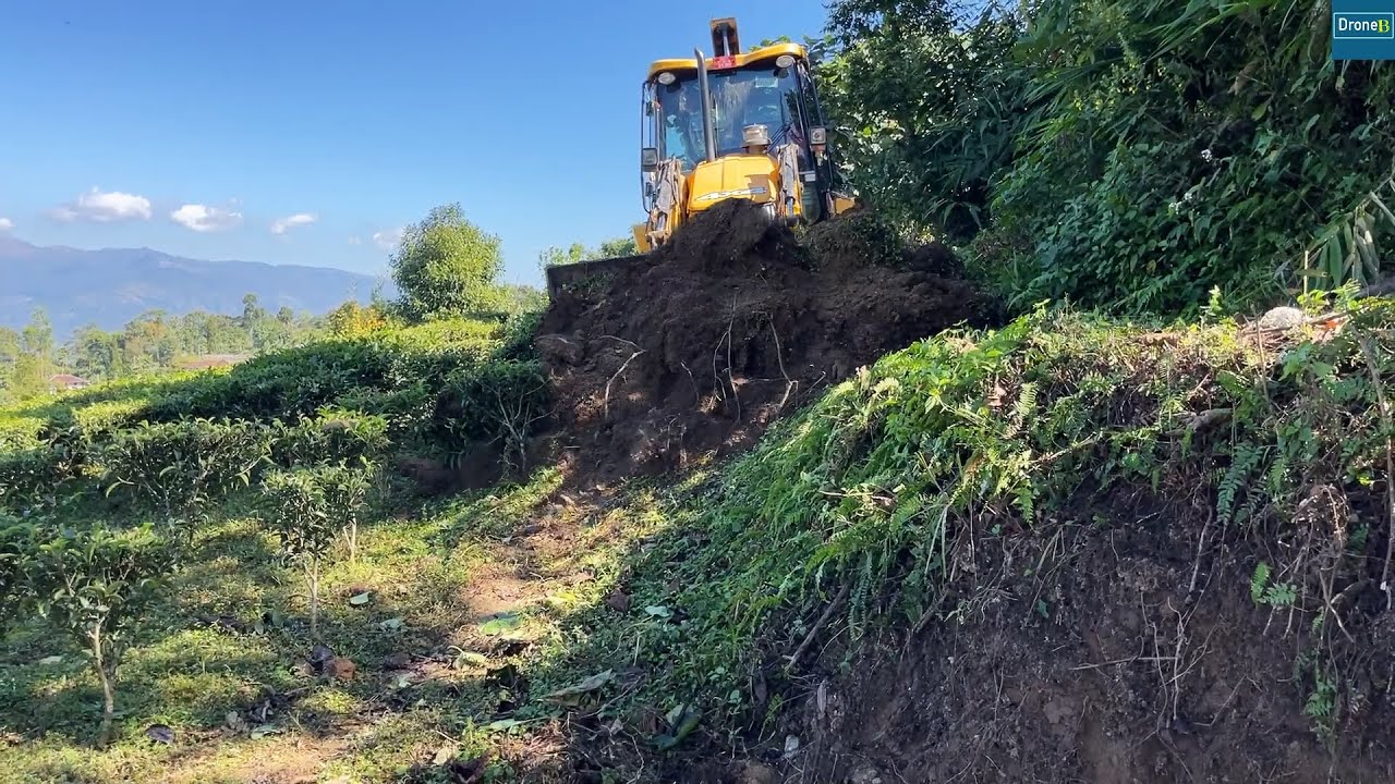 Mountain Narrow New Road construction-Part 1-for Logging Deck