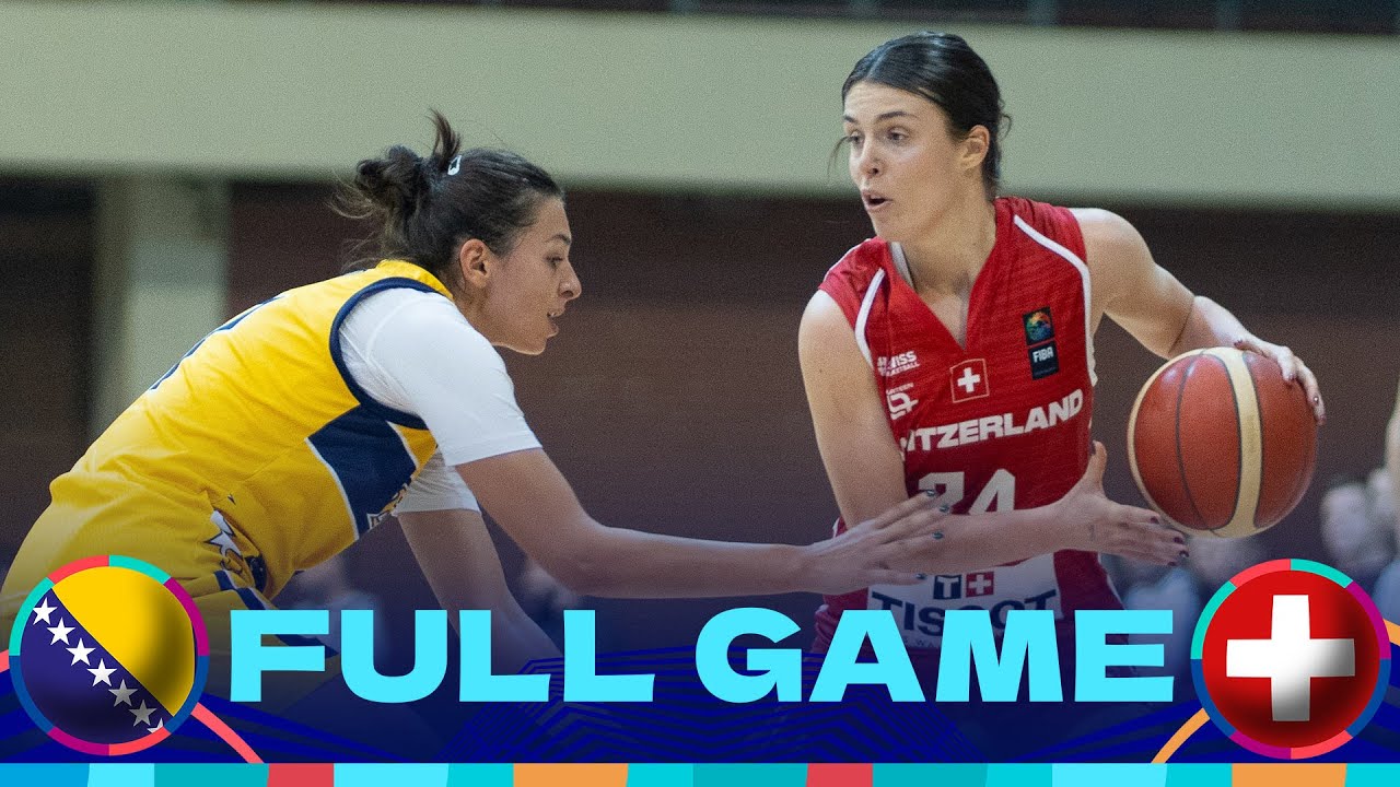 Bosnia and Herzegovina v Switzerland | Full Basketball Game | FIBA Women's EuroBasket 2025 Qualif.