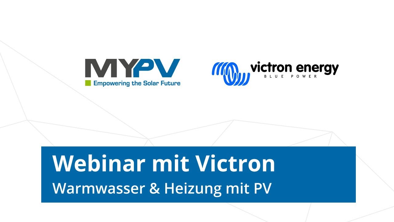 Partnerwebinar my-PV / Victron