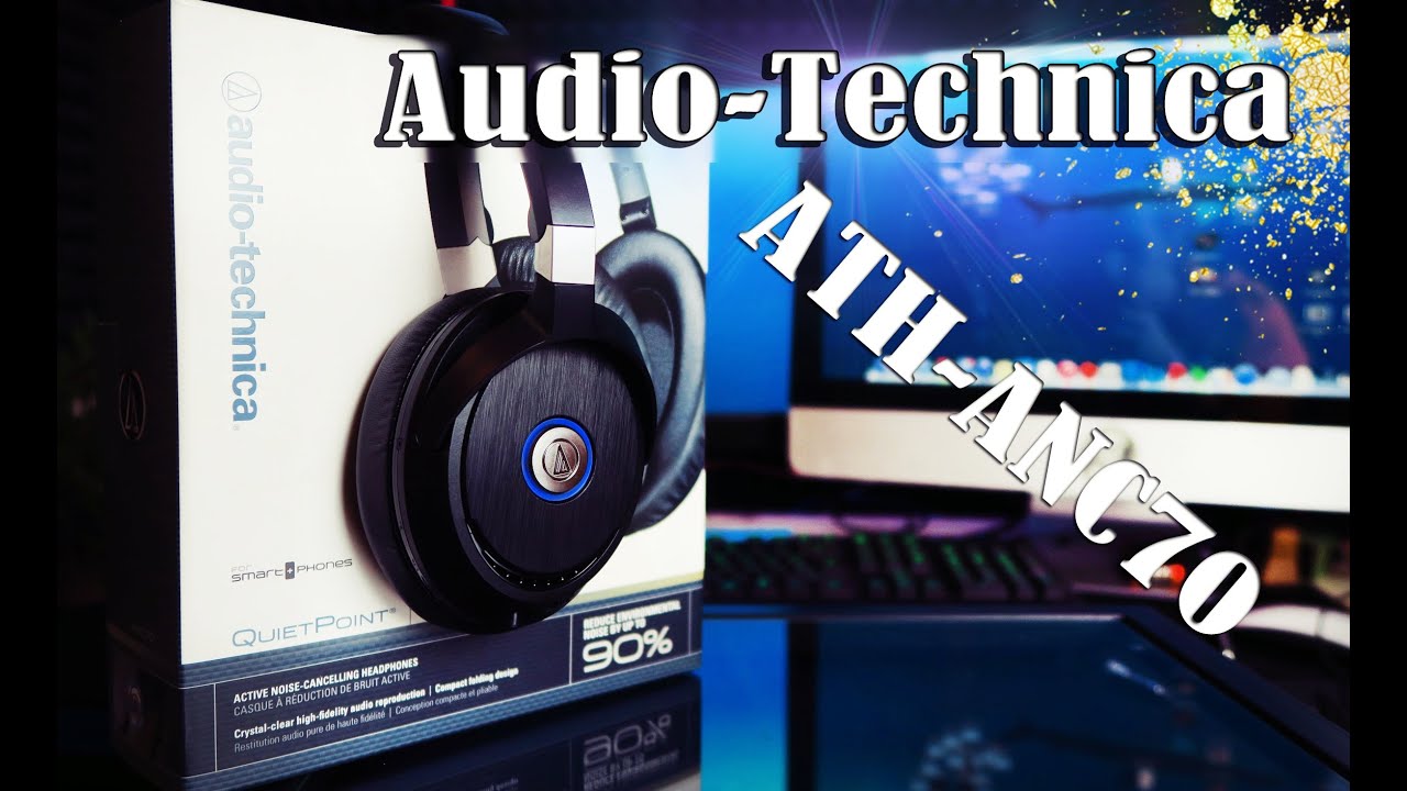 Наушники с Активным Шумоподавлением Audio-Technica ATH-ANC70 - Обзор
