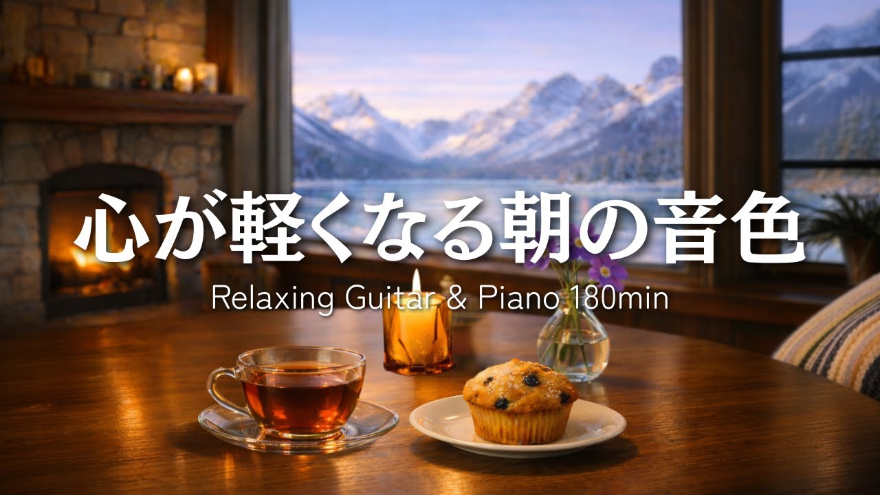 【癒しBGM】心が軽くなる朝の音色｜Piano & Guitar BGM 180min