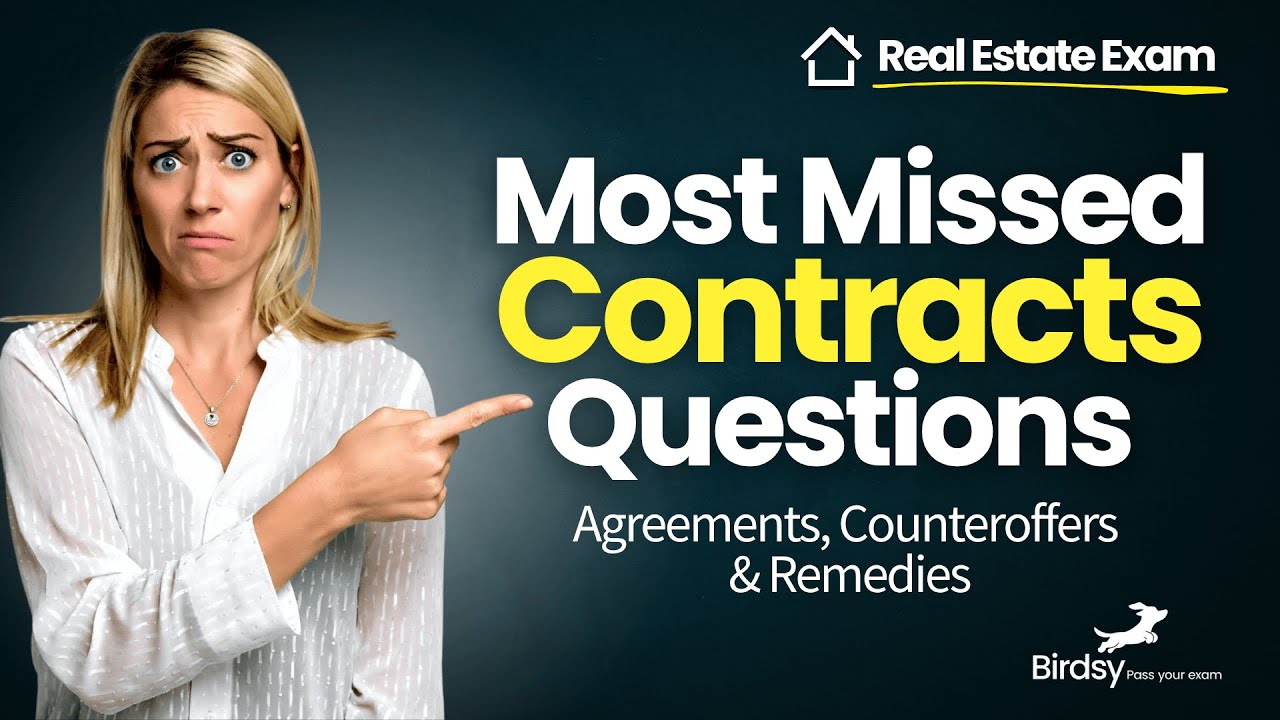 ⚖️ Pass Your Real Estate Exam: Contracts Questions You Can't Afford to Miss