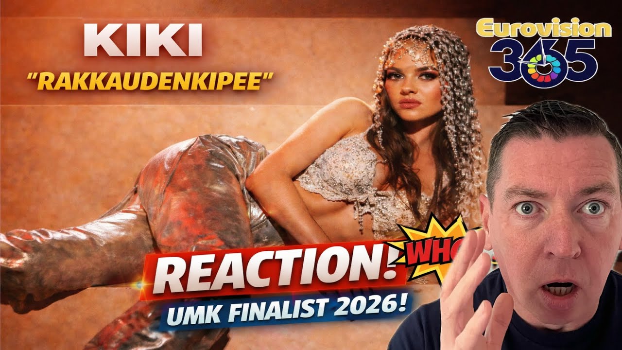 Моя реакция на выступление Кики Раккауденкипи | Финалистка UMK 2026 🔥🇫🇮 UMK 2026 просто взорвала ...
