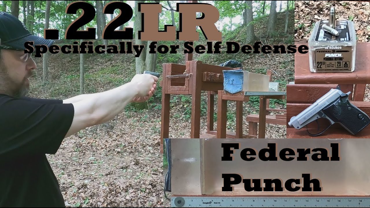 ✔️FINALLY! .22 LR Specifically for Self Defense - Federal Punch (.22 LR Flat Nose VS .38 SPL LSWC)