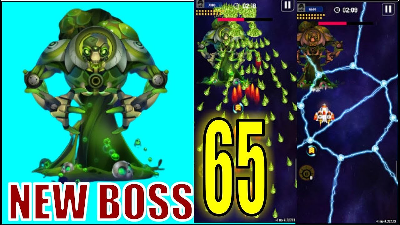 Galaxy Attack: Space Shooter | New Boss 65 Boss Review |  Boss Mode |By World Bosses