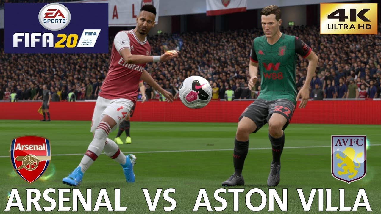 FIFA 20 (PC) Arsenal vs Aston Villa | PREMIER LEAGUE PREDICTION | 22/09/2019 | 4K 60FPS