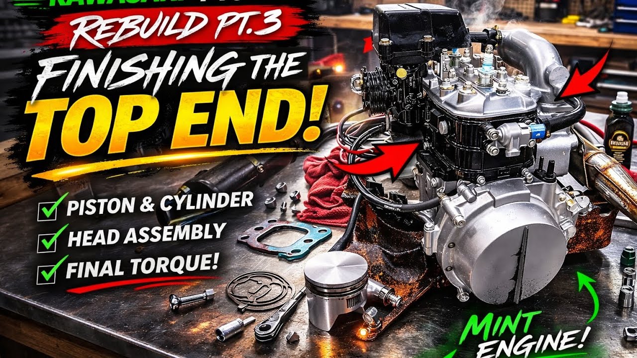 This 440SX Motor Is TOO CLEAN! | Top End Assembly (Rebuild Part 3)