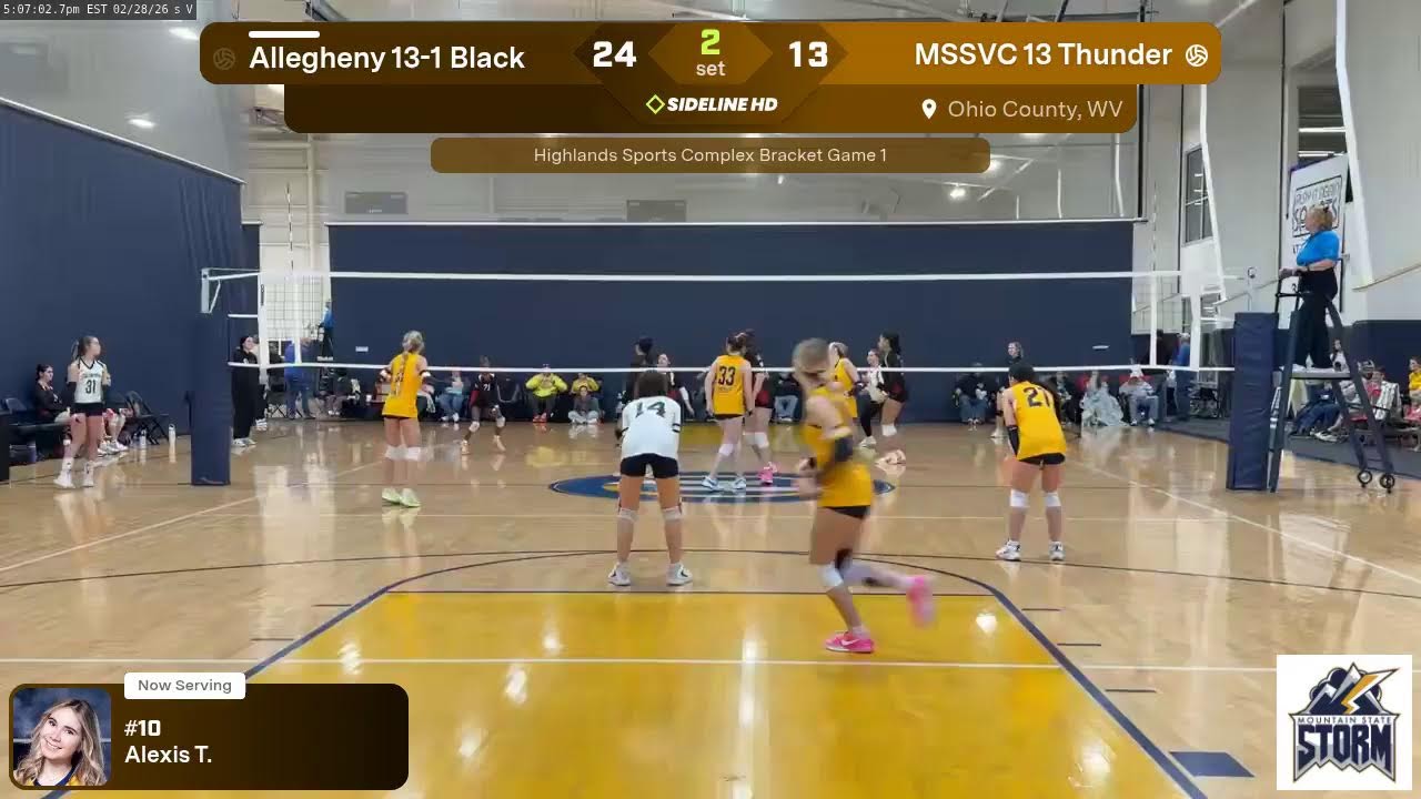 MSSVC 13 Thunder vs. Allegheny 13-1 Black (2026.02.28)
