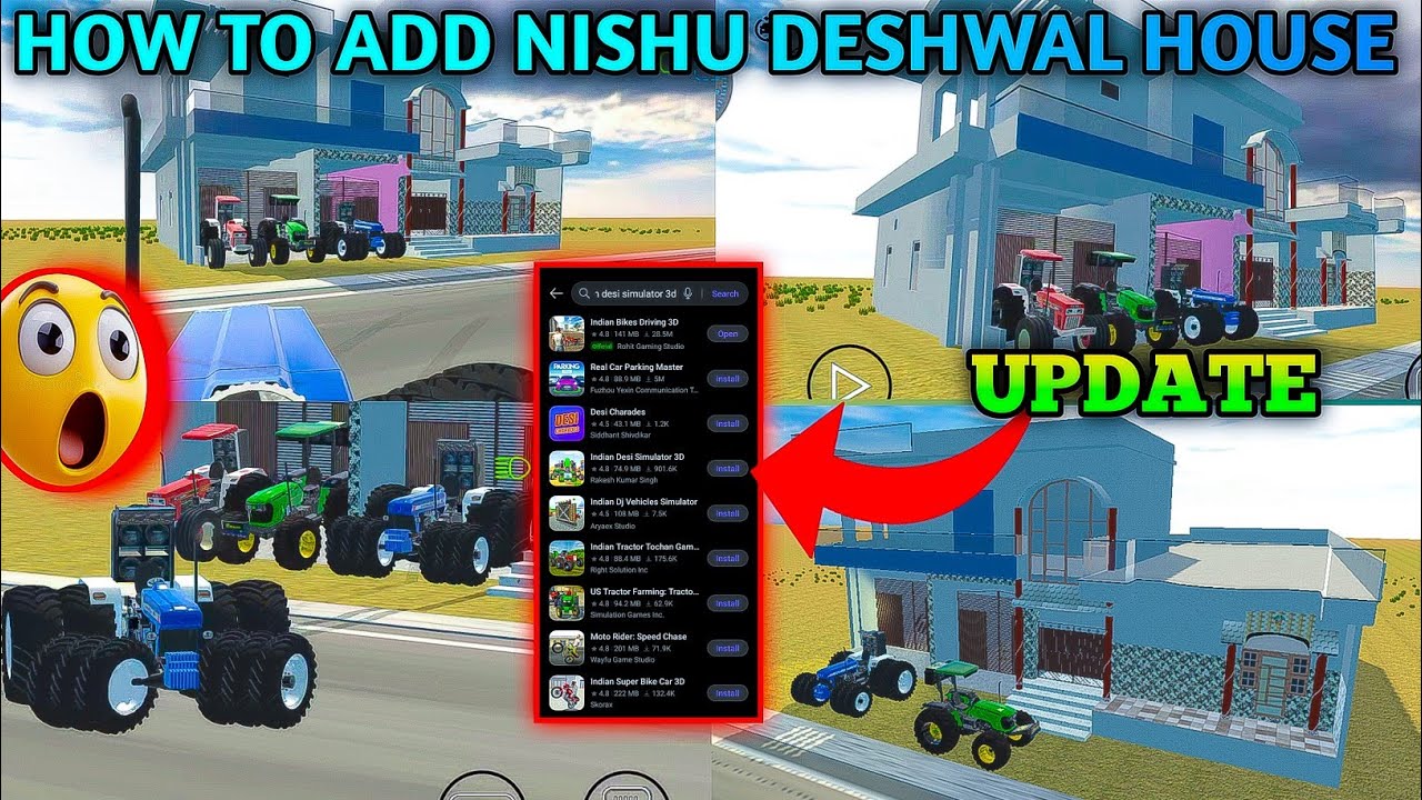 UPDATE OF NISHU DESHWAL HOUSE IN INDIAN DESI SIMULATOR 3D 💥 INFINITE GAMER 