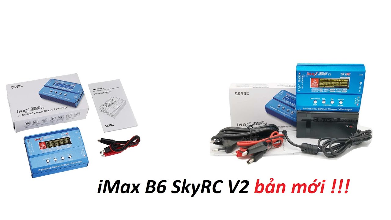 [Chiro Kotaro] Bộ sạc xả đa năng imax B6 SkyRC v2 phiên bản mới