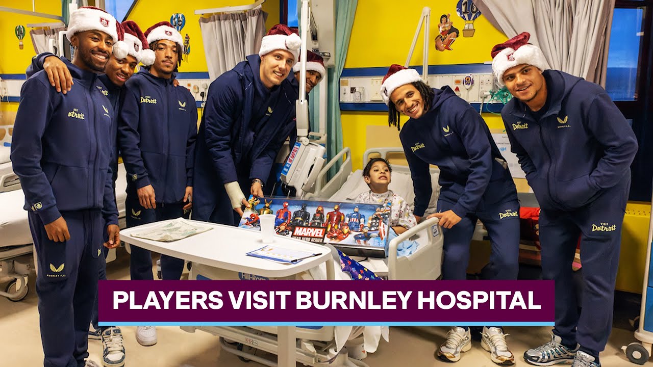 Burnley FC Deliver Christmas Joy In Hospital Visit