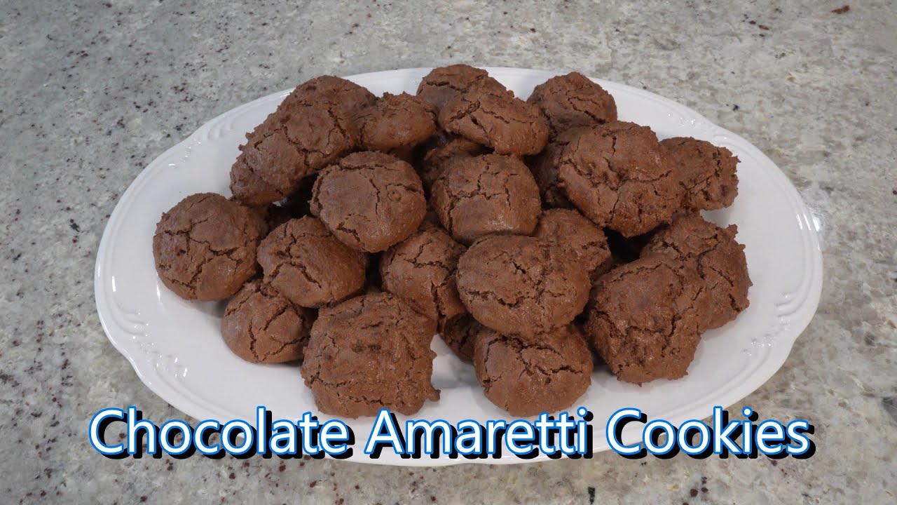 Italian Grandma Makes Chocolate Amaretti Cookies