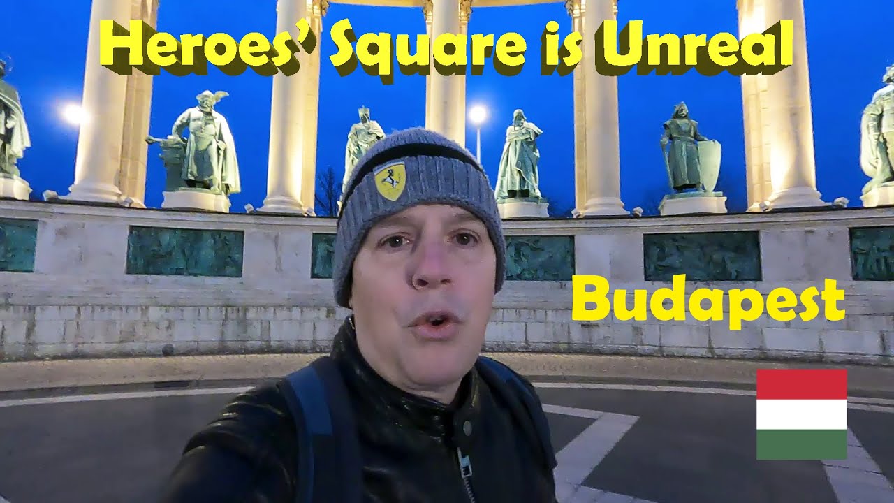 HEROES' SQUARE in BUDAPEST is UNBELIEVABLE.