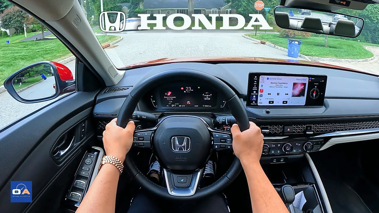 2025 Honda Accord Hybrid Touring | POV Test Drive Impressions & In-Depth Review | 4K