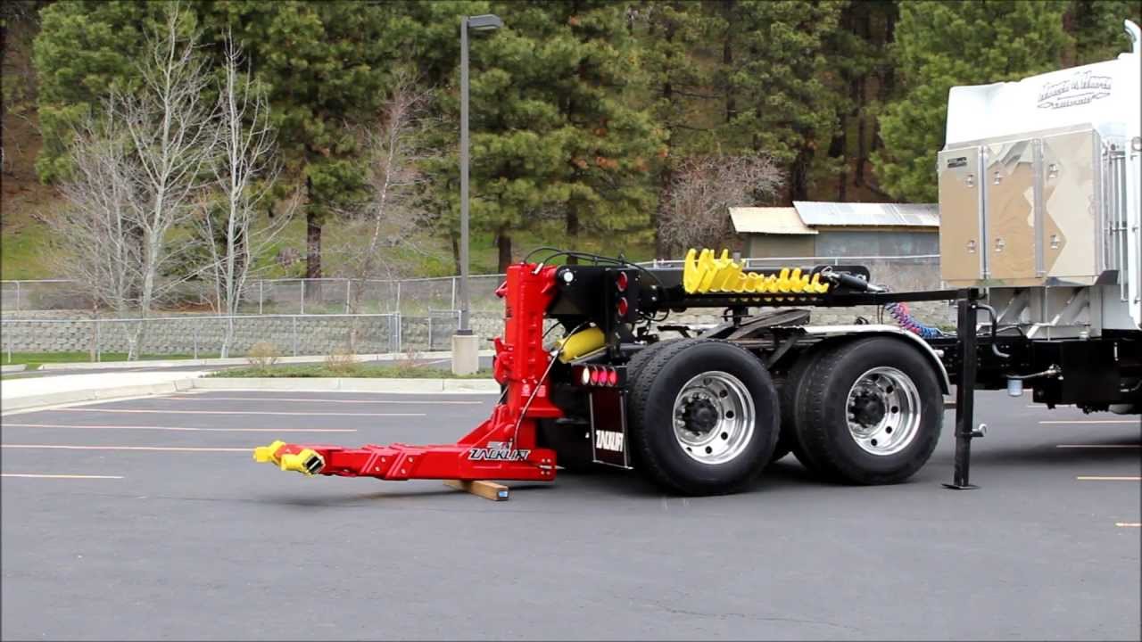 Zacklift FIFTHWHEELER: Drive-on Procedure.