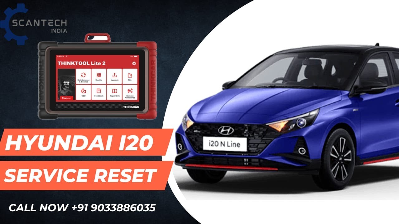 Hyundai i20 2020 Service Light Reset | Thinktool Lite 2 | Budget Car scanner #thinkcar #carscanner