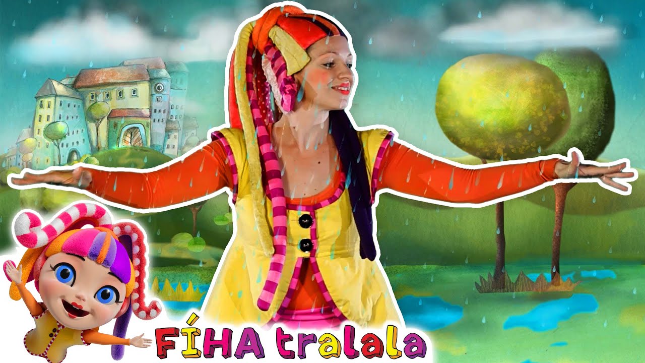 FÍHA tralala - Kvapi kvap | 🌧️💦 Veselá tanečná pesnička pre deti o daždi  🧒👧