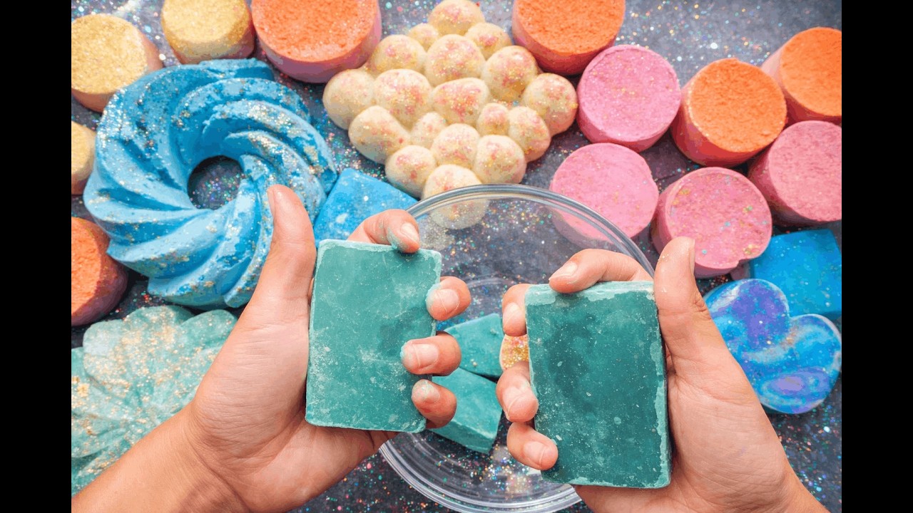 Multi shapes gymchalk reforms crushing | oddlysatisfying | asmr