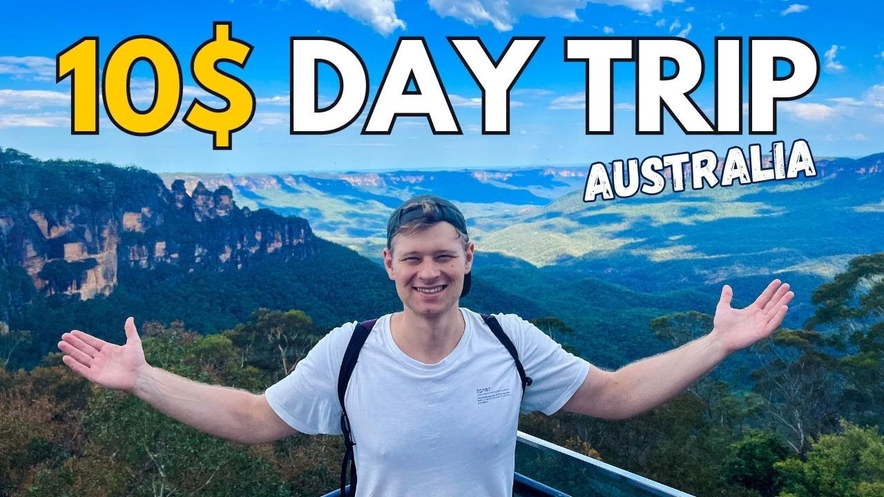 Cheapest day trip in Australia | 10$ trip to Sydney, Blue Mountains Vlog