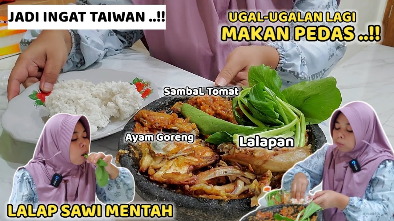 UGAL-UGALAN MAKAN PEDAS ‼️ JADI INGAT TAIWAN