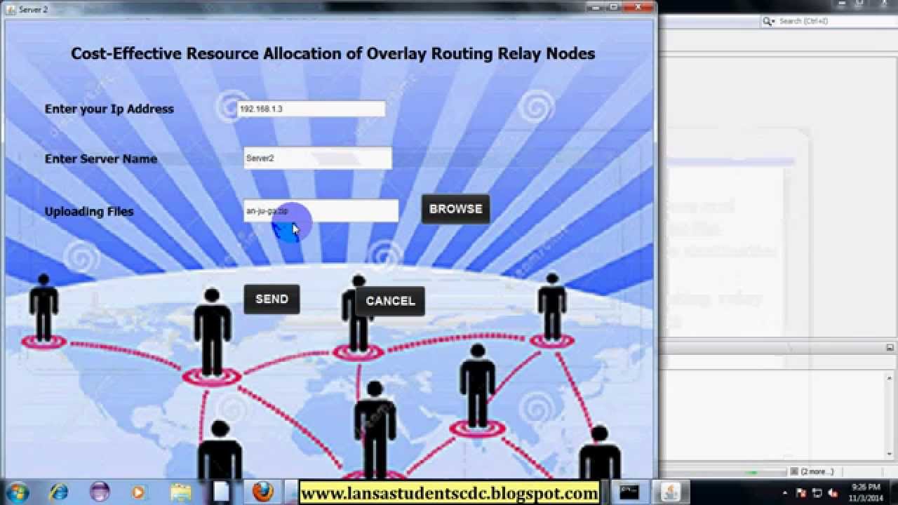 Cost effective resource allocation of overlay routing in java