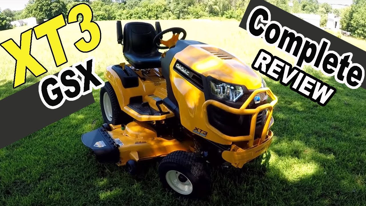 Cub Cadet XT3 Garden tractor review - XT3 GSX 54 deck