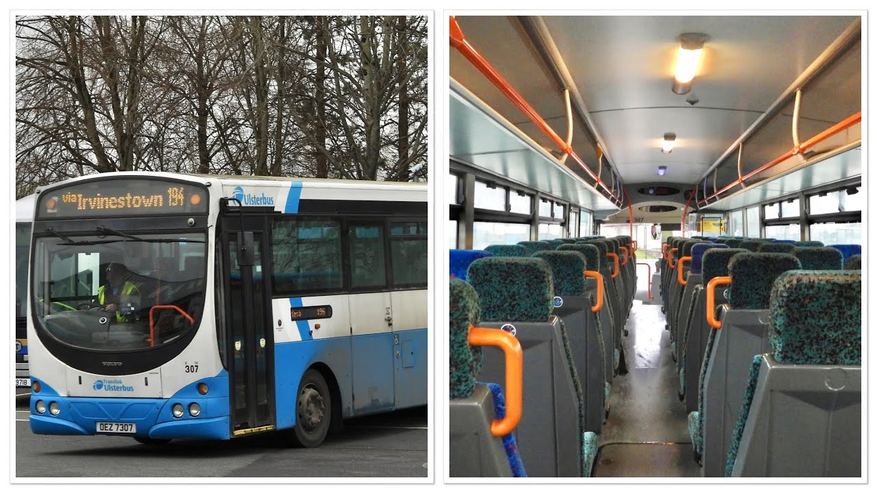 Ride on Translink Ulsterbus Wright Eclipse #307 on route 194